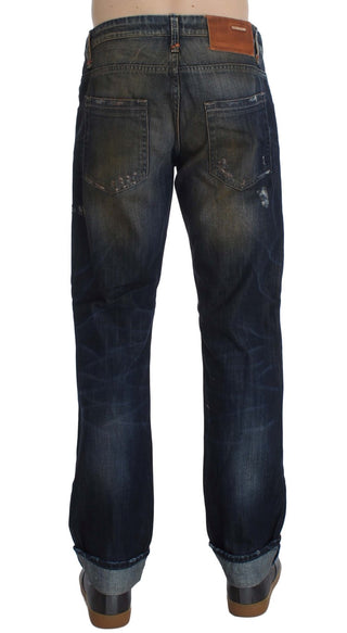 Elegant Straight Fit Men's Denim Jeans - Luxury for You