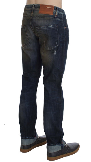 Elegant Straight Fit Men's Denim Jeans - Luxury for You