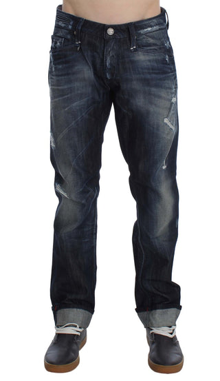 Elegant Regular Straight Fit Blue Jeans - Luxury for You