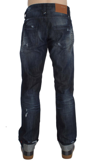 Elegant Regular Straight Fit Blue Jeans - Luxury for You