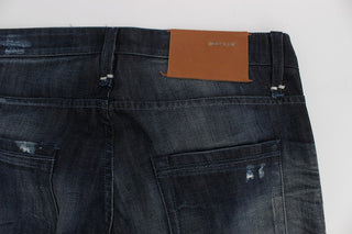 Elegant Regular Straight Fit Blue Jeans - Luxury for You