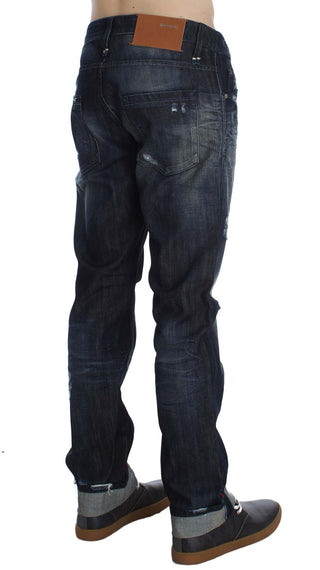 Elegant Regular Straight Fit Blue Jeans - Luxury for You