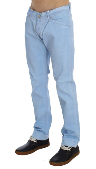 Elegant Low Waist Regular Fit Men's Jeans - Luxury for You