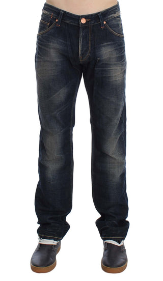 Elegant Straight Fit Low Waist Men's Jeans - Luxury for You