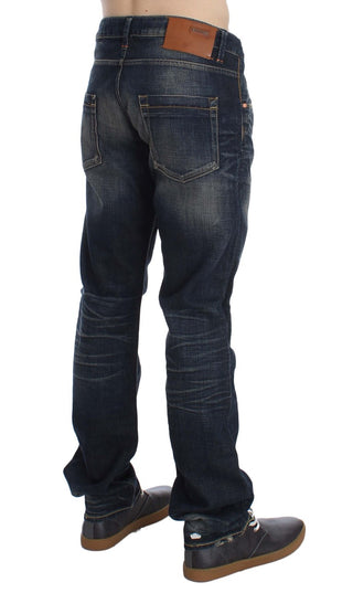 Elegant Straight Fit Low Waist Men's Jeans - Luxury for You