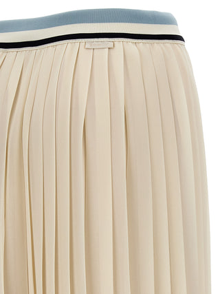 Long Pleated Skirt