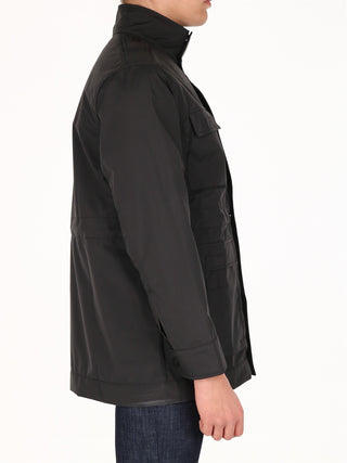 Windproof Jacket 4 Pockets Black