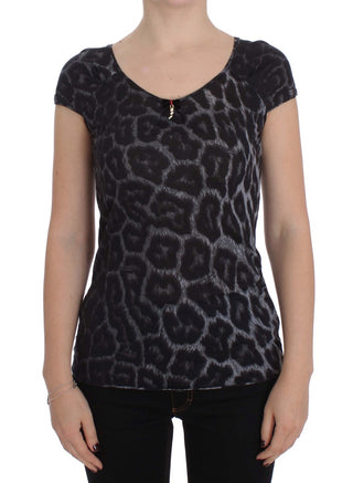 Chic Leopard Modal Top By Cavalli - Luxury for You