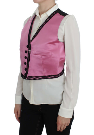 Silk-cotton Blend Torero Inspired Vest - Luxury for You