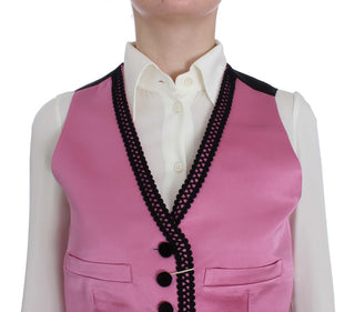 Silk-cotton Blend Torero Inspired Vest - Luxury for You