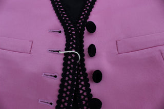 Silk-cotton Blend Torero Inspired Vest - Luxury for You