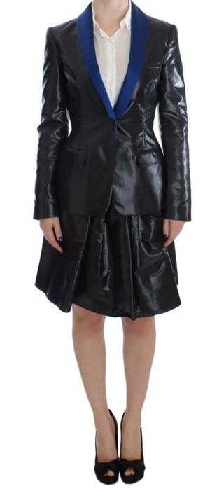 Elegant Two-piece Black Skirt Suit - Luxury for You