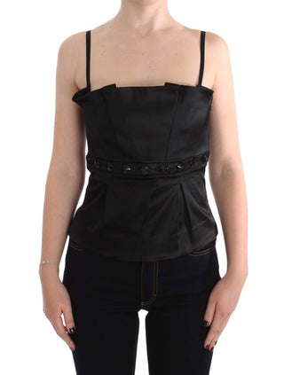 Elegant Black Evening Cami Top - Luxury for You