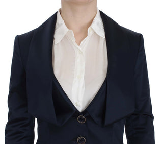 Elegant Blue Blazer Jacket With Designer Flair - Luxury for You