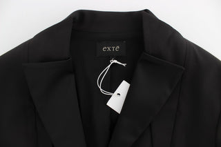 Elegant Black Stretch Blazer Jacket - Luxury for You