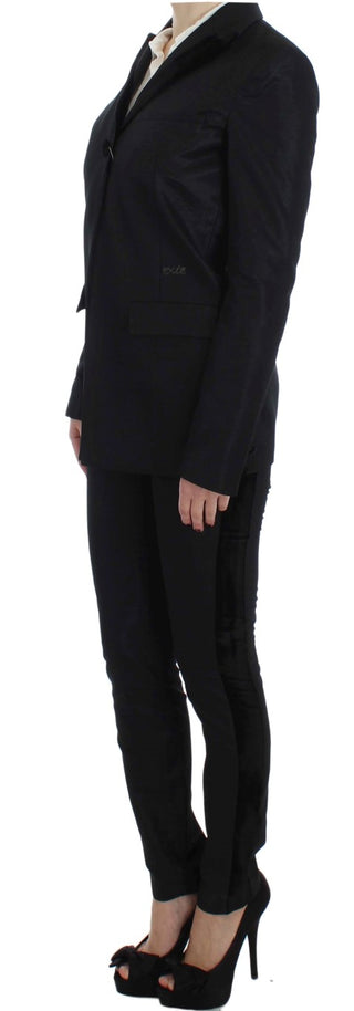 Elegant Three-piece Black Pants Suit - Luxury for You