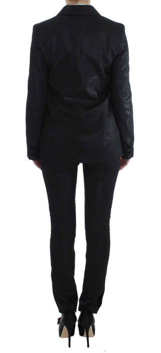 Elegant Three-piece Black Pants Suit - Luxury for You