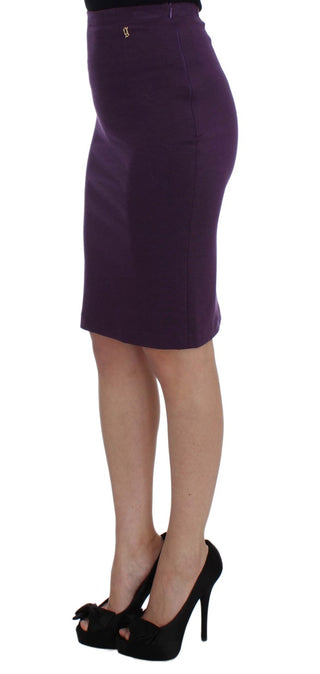 Elegant Purple Pencil Skirt - Luxury for You