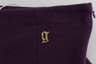 Elegant Purple Pencil Skirt - Luxury for You