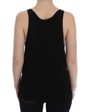 Sleek Black Cami Blouse Tank Top - Luxury for You