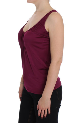 Elegant Purple Rayon Cami Blouse - Luxury for You