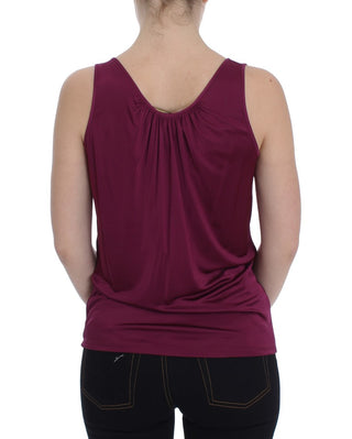 Elegant Purple Rayon Cami Blouse - Luxury for You