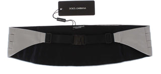 Elegant Silver Silk Cummerbund - Luxury for You