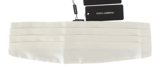 Exclusive White Silk Cummerbund - Luxury for You