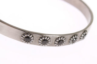 Chic Nialaya Silver Cz Bangle For Her - Luxury for You