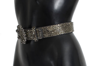 Embellished Sequined Wide Waist Belt - Luxury for You