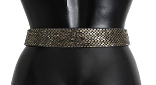 Embellished Sequined Wide Waist Belt - Luxury for You