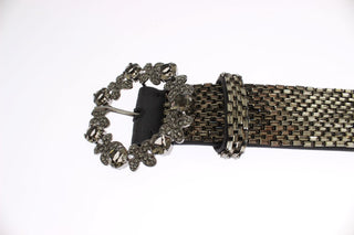 Embellished Sequined Wide Waist Belt - Luxury for You