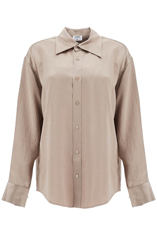 Satin Ruffled Shirt