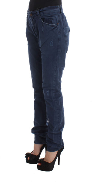 Chic Regular Fit Blue Denim Jeans - Luxury for You