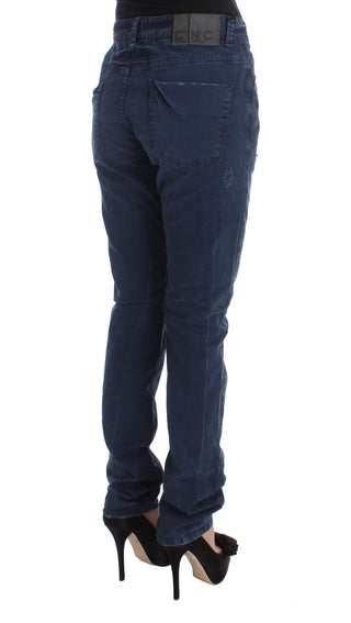 Chic Regular Fit Blue Denim Jeans - Luxury for You