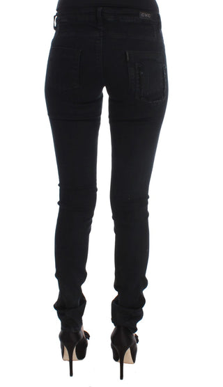 Sleek Slim Fit Designer Jeans In Classic Black - Luxury for You