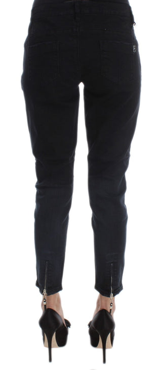 Sleek Slim Fit Black Denim Jeans - Luxury for You