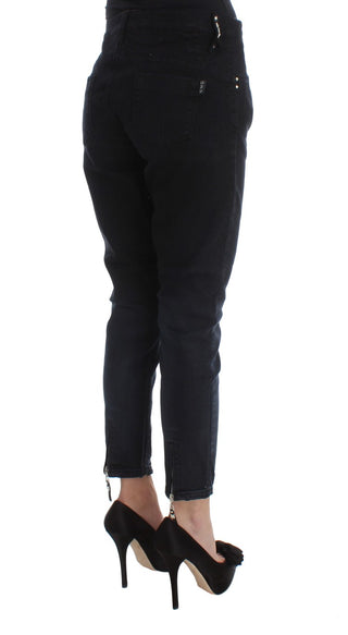 Sleek Slim Fit Black Denim Jeans - Luxury for You