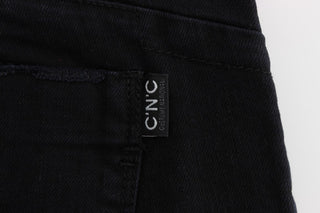 Sleek Slim Fit Black Denim Jeans - Luxury for You