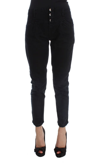 Sleek Slim Fit Black Denim Jeans - Luxury for You