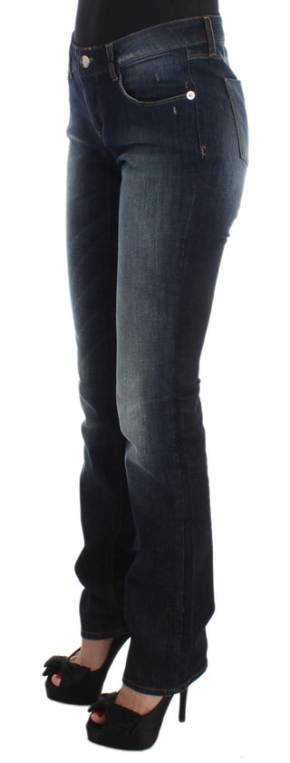 Sleek Slim Fit Blue Designer Jeans - Luxury for You