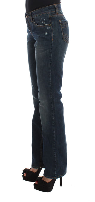 Chic Blue Regular Fit Designer Jeans - Luxury for You