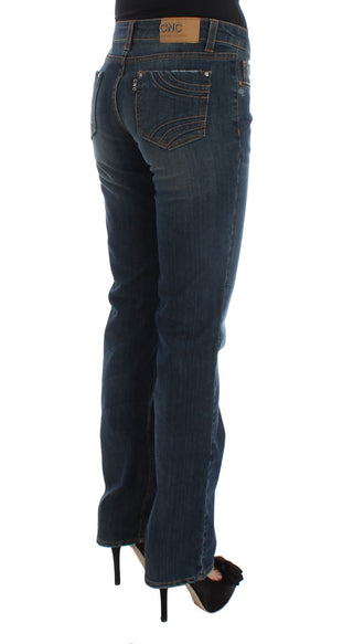 Chic Blue Regular Fit Designer Jeans - Luxury for You