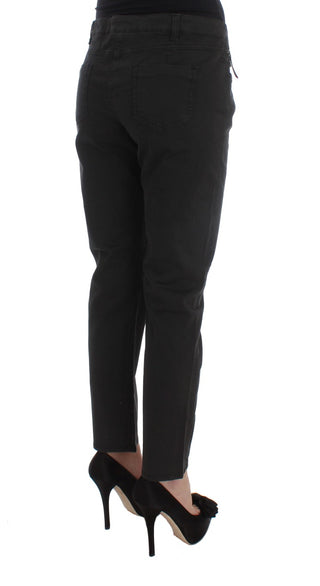 Chic Black Regular Fit Denim Jeans - Luxury for You