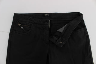 Chic Black Regular Fit Denim Jeans - Luxury for You