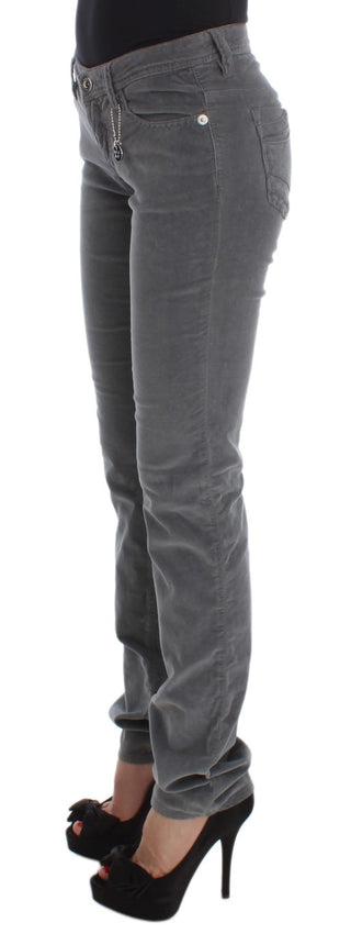 Sleek Super Slim Gray Jeans - Luxury for You