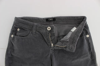 Sleek Super Slim Gray Jeans - Luxury for You