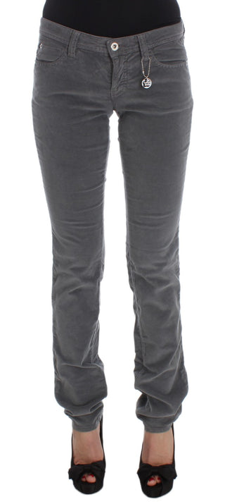 Sleek Super Slim Gray Jeans - Luxury for You