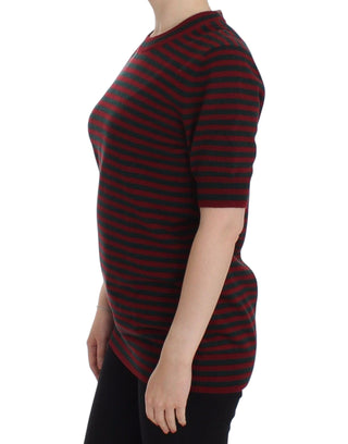 Elegant Striped Cashmere Crewneck Sweater - Luxury for You