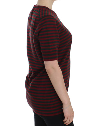 Elegant Striped Cashmere Crewneck Sweater - Luxury for You